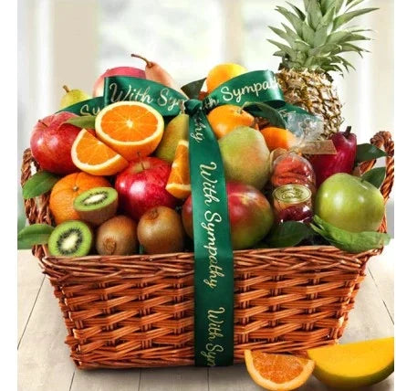 Sympathy Fruit Baskets: Fresh & Healthy – Gourmet Kosher Gift Baskets