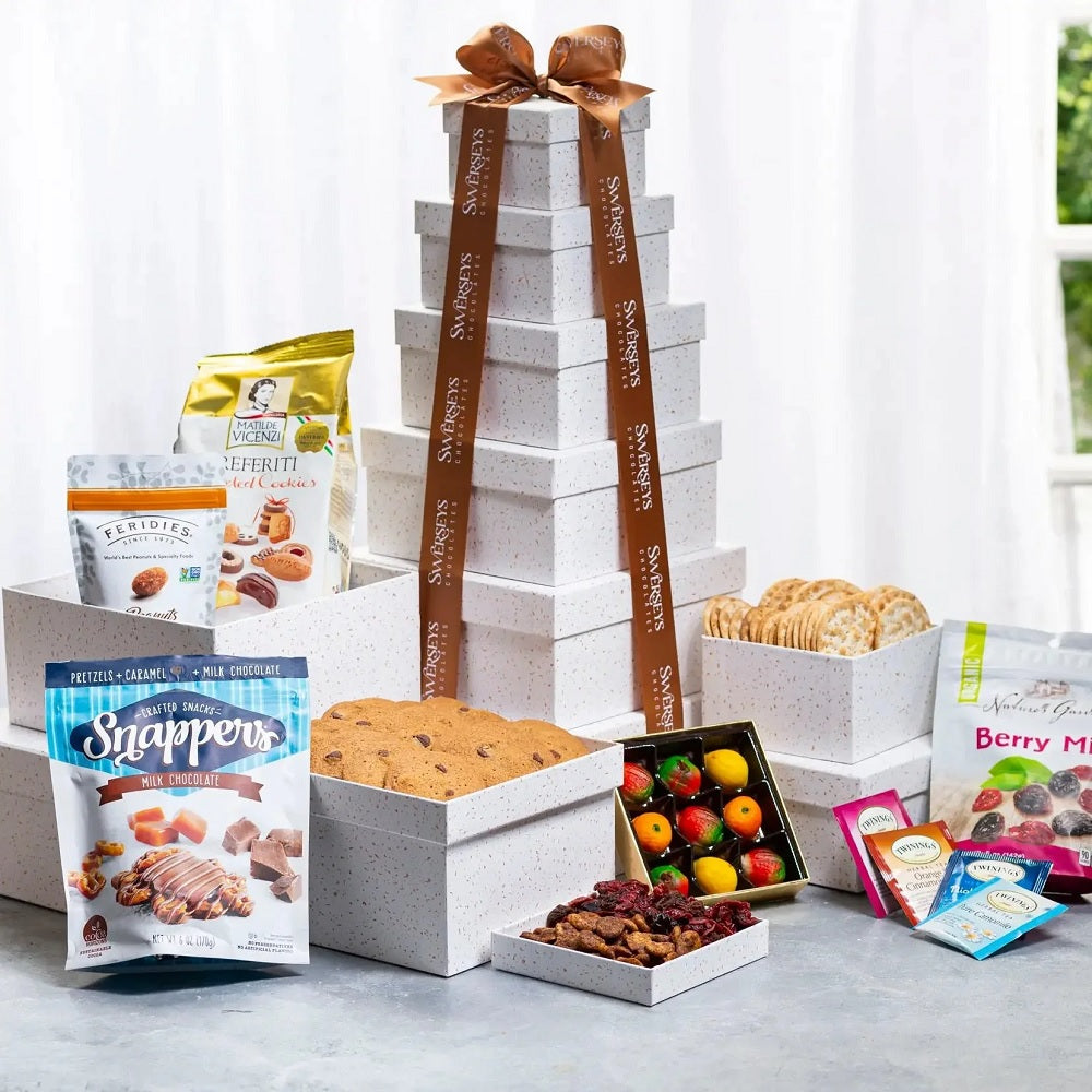 *PAREVE* Swerseys Grand Indulgence Signature Brown Leather Chocolate T