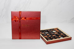 Deluxe Burgundy Chocolate Gift Box