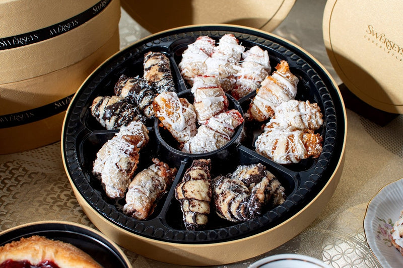 Luxe Gold Gourmet Rugelach Round Gift Box 2