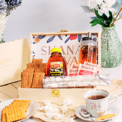 Rosh Hashanah Modern Honey Table Jar with Dipper 2