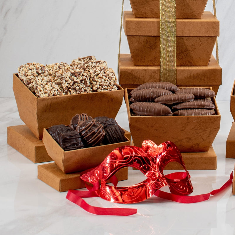 Swerseys Purim Mishloach Manot Chocolate Dairy & Cookie 5-Tier Gift Tower 2