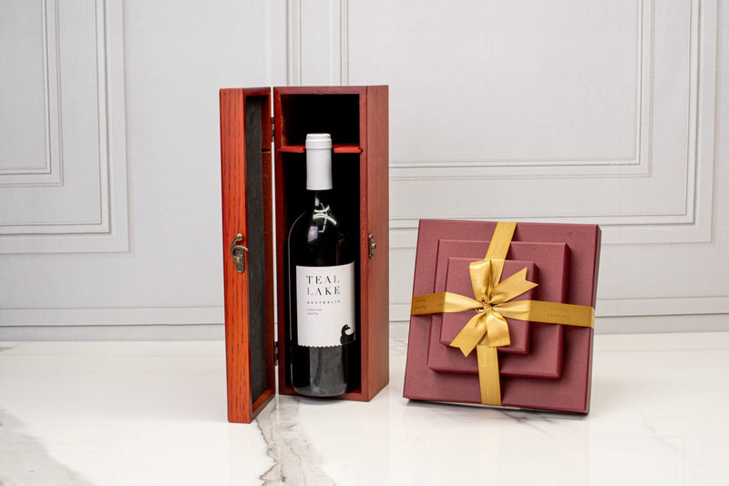 Wine Chocolate Gift Set