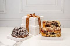 Grand Indulgence Signature White Speckled Bakery Gift Tower