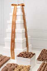 Grand Indulgence Signature White Speckled Gourmet Gift Tower 4