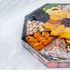 Hanukkah Delightful Assorted Dried Fruit & Nut Gift Tray 2