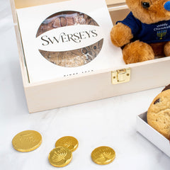Happy Hanukkah Teddy Bear & Cookies Gift Set 2