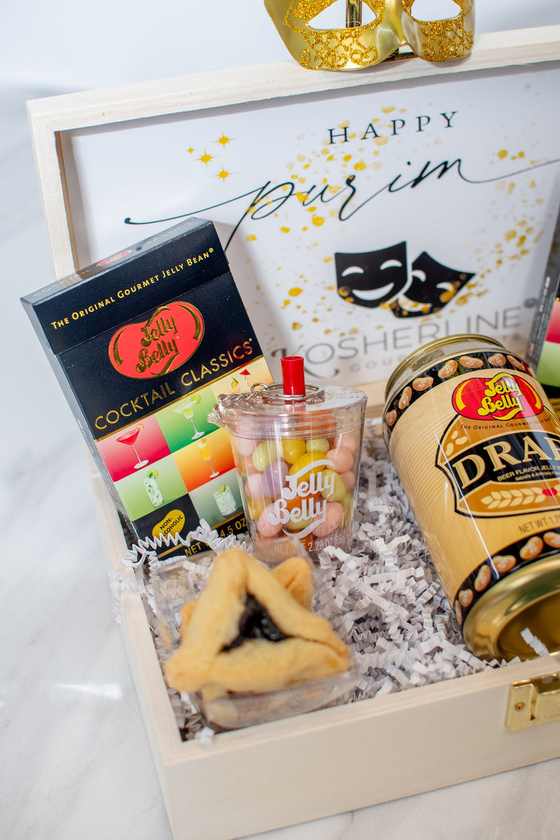 Gourmet Jelly Beans & Hamantaschen Purim Gift Box 2