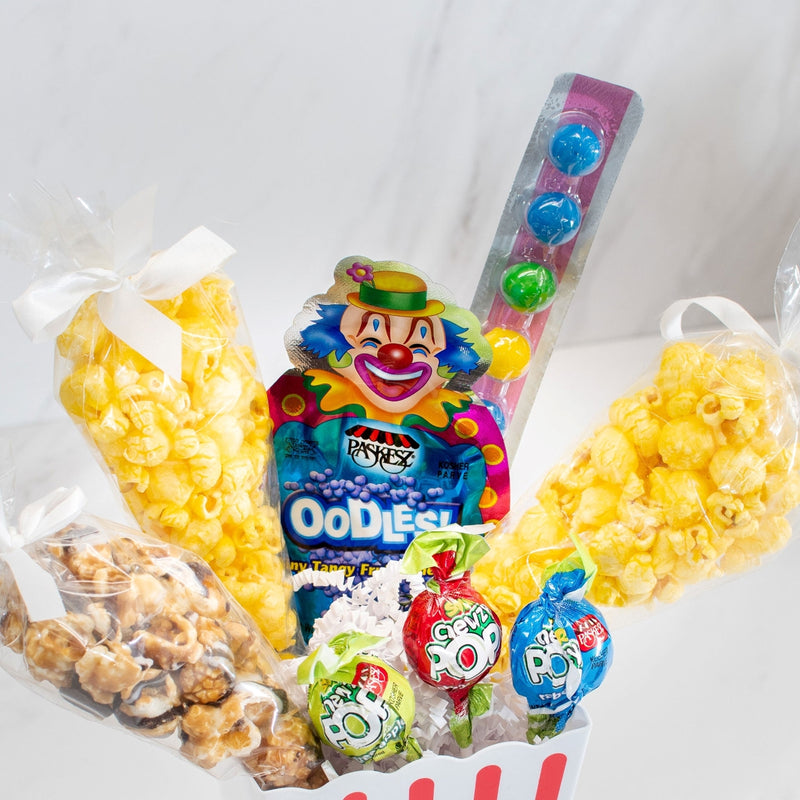 Kids Purim Popcorn and Candy Mishloach Manot Gift Set 2
