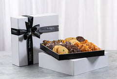 Shavuot Assorted Pastries & Cheese Florets White Bakery Gift Box