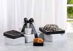 Tu Bishvat Delectable Signature White Bakery Gift Tower