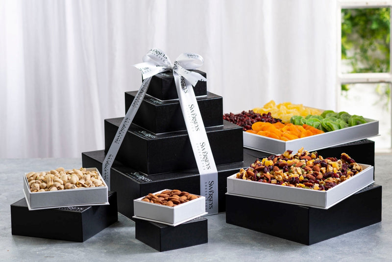 Tu Bishvat Divine Deluxe Nut and Dried Fruit Gift Tower