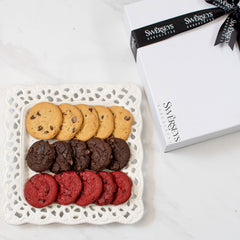 Signature Assorted Gourmet Cookies Gift Set with Designer Tray