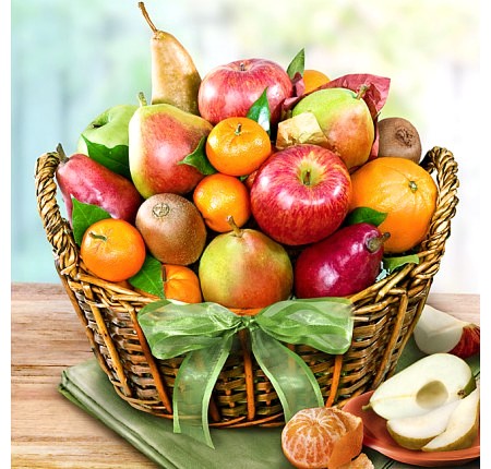 Bountiful Fruit Harvest Gift Basket 