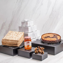 Happy Passover Grand Variety 4-Tier Gift Tower 
