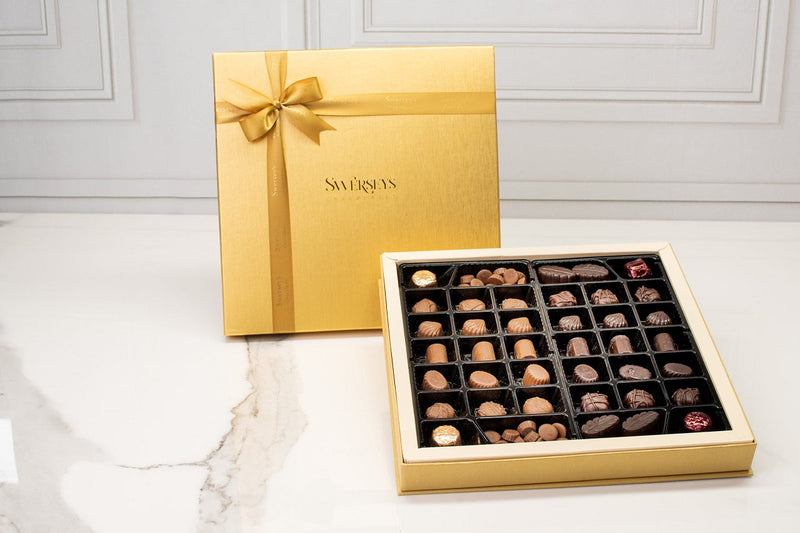 Deluxe Gold Chocolate Gift Box