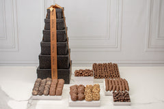 Grand Indulgence Signature Black Speckled Gourmet Gift Tower